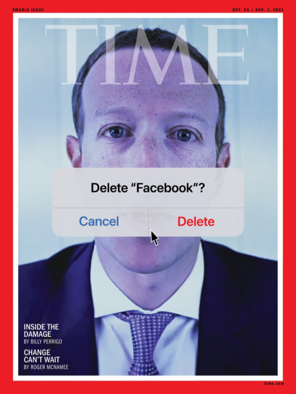 Марк Цукерберг потрапив на обкладинку журналу Time з підписом «Видалити Facebook?»