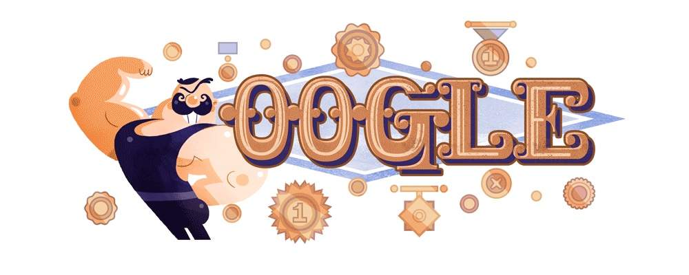 Google выпустил дудл в честь украинского силача