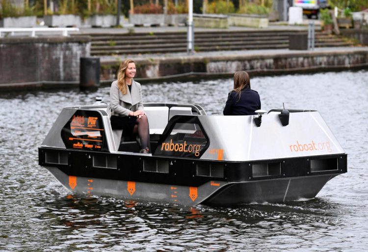 По морским каналам Амстердама начнут курсировать беспилотные лодки