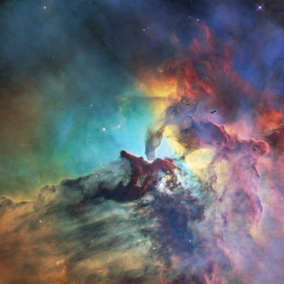 Телескоп Hubble снял формирование новой звезды