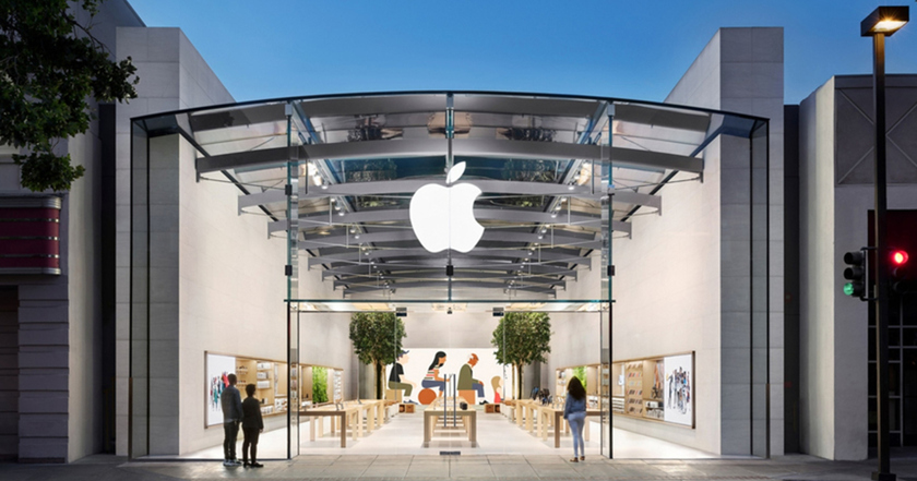 Apple скасувала масковий режим майже у половині своїх магазинів у США