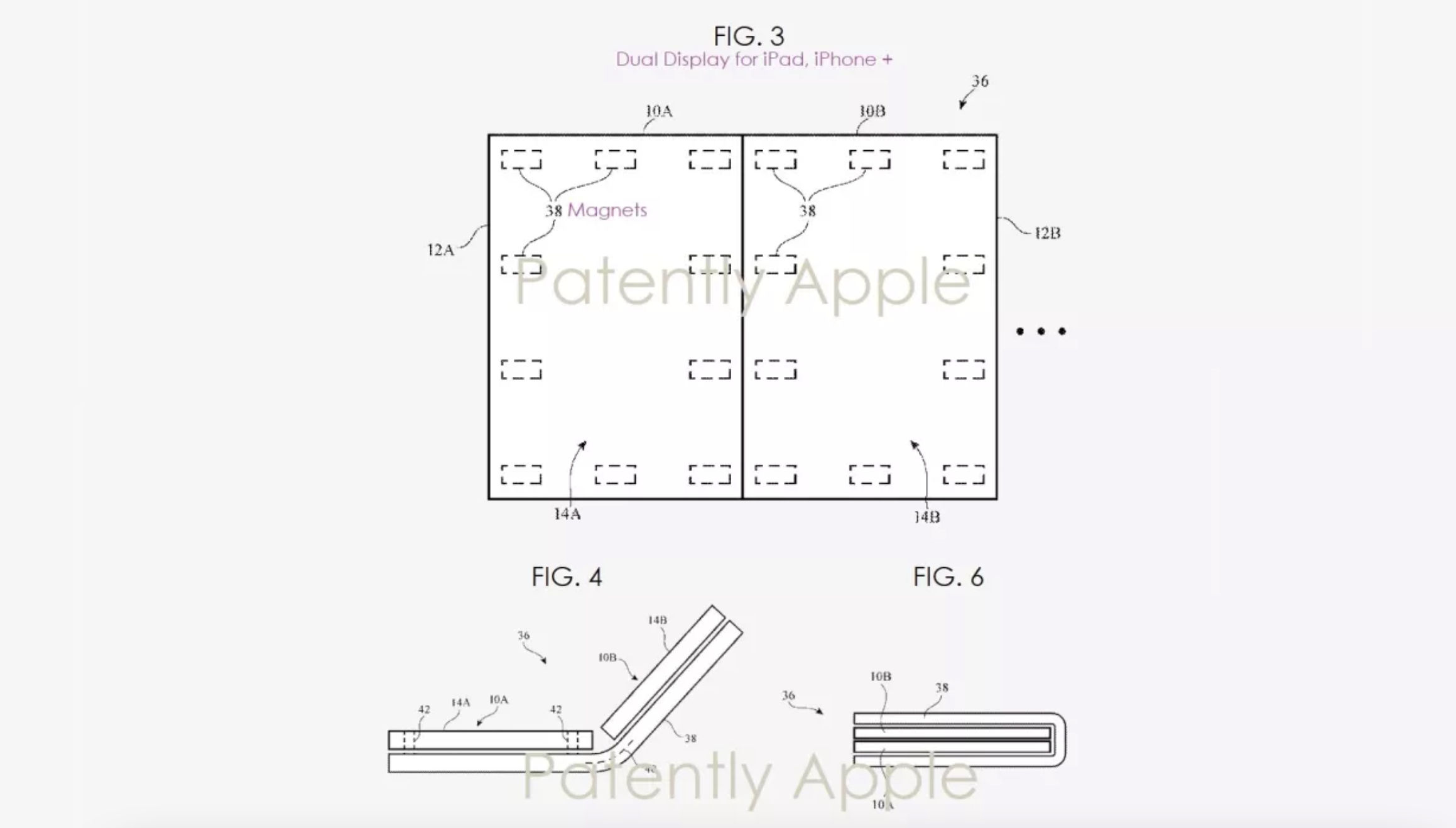 Apple отримала патент на гнучкий гаджет із двома екранами