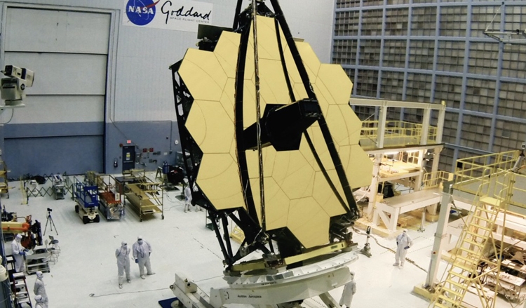 NASA успішно розгорнуло головне дзеркало телескопа Джеймс Вебб