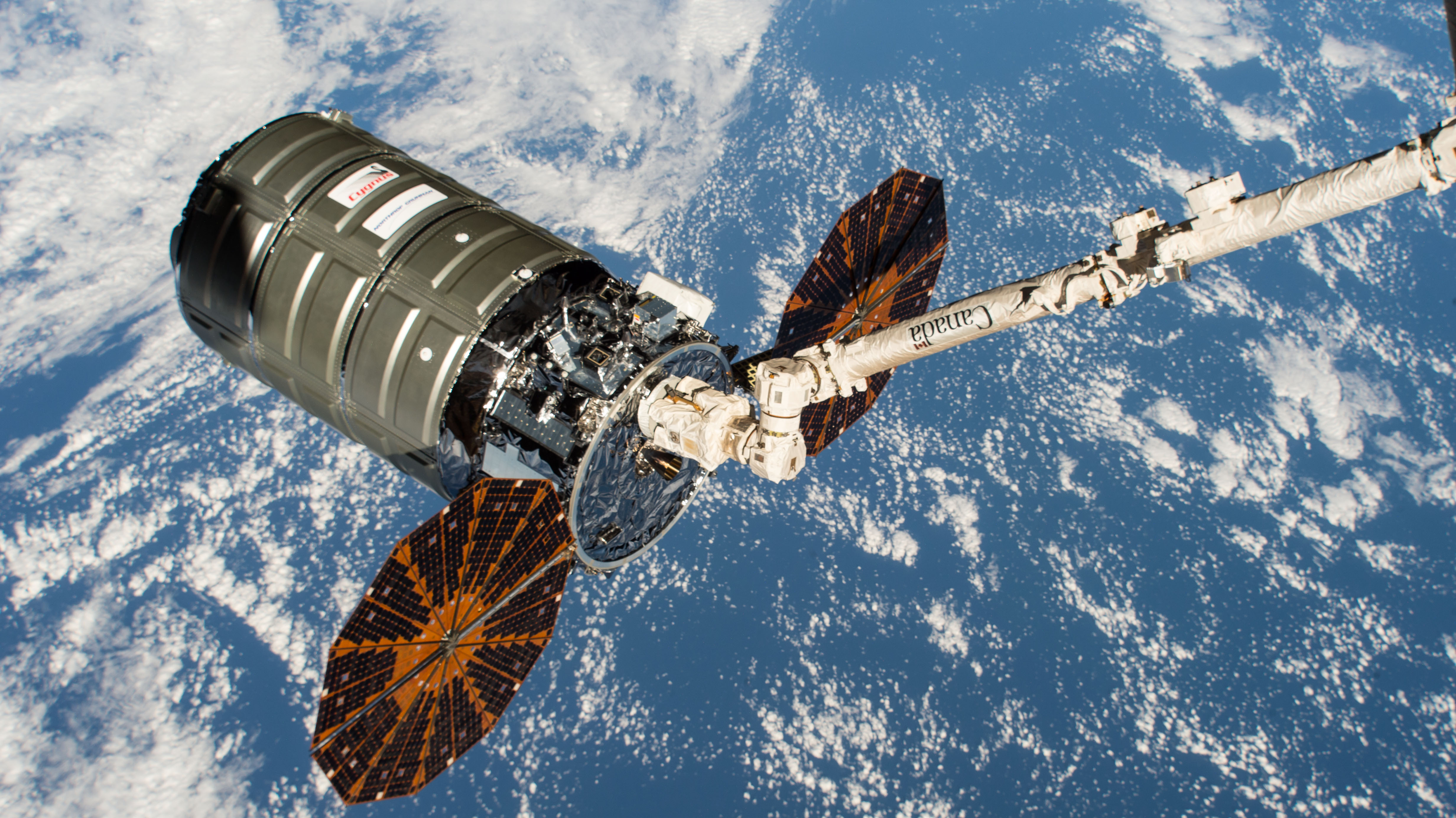 NASA успешно вывела грузовой космический корабль Cygnus к МКС