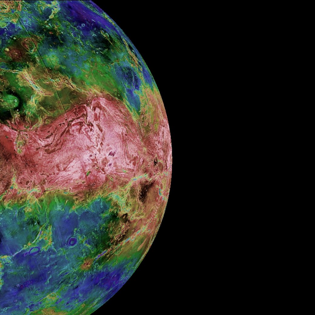 NASA показала унікальні фото поверхні Венери
