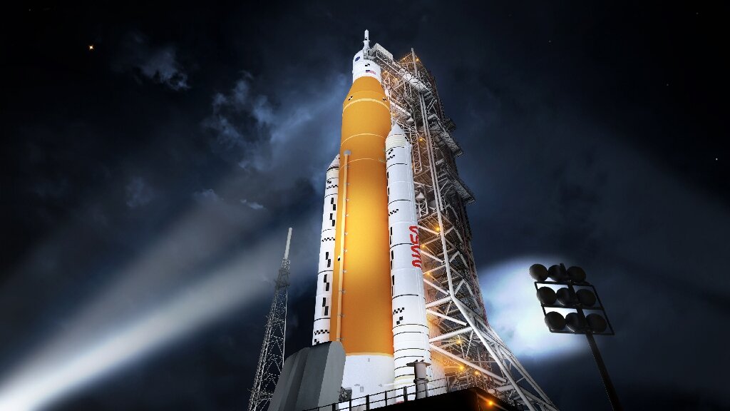NASA представили ракету, которая в этом году полетит на Луну