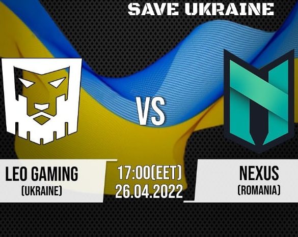 Киберкоманда Leogaming сыграет благотворительный матч в поддержку украинских защитников