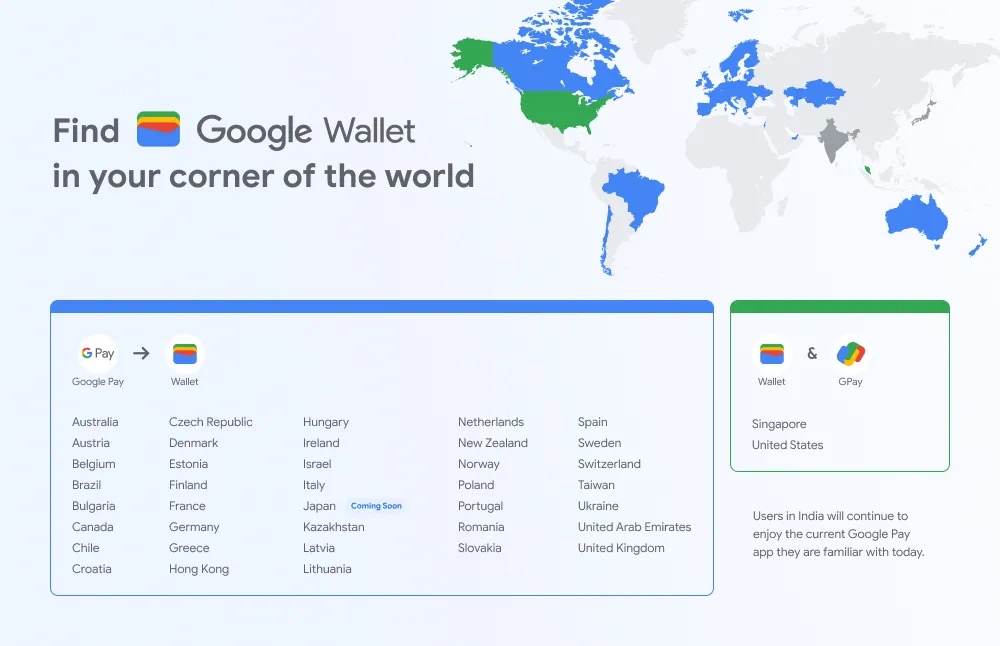 Додаток для карток, квитків та документів Google Wallet замінить в Україні Google Pay