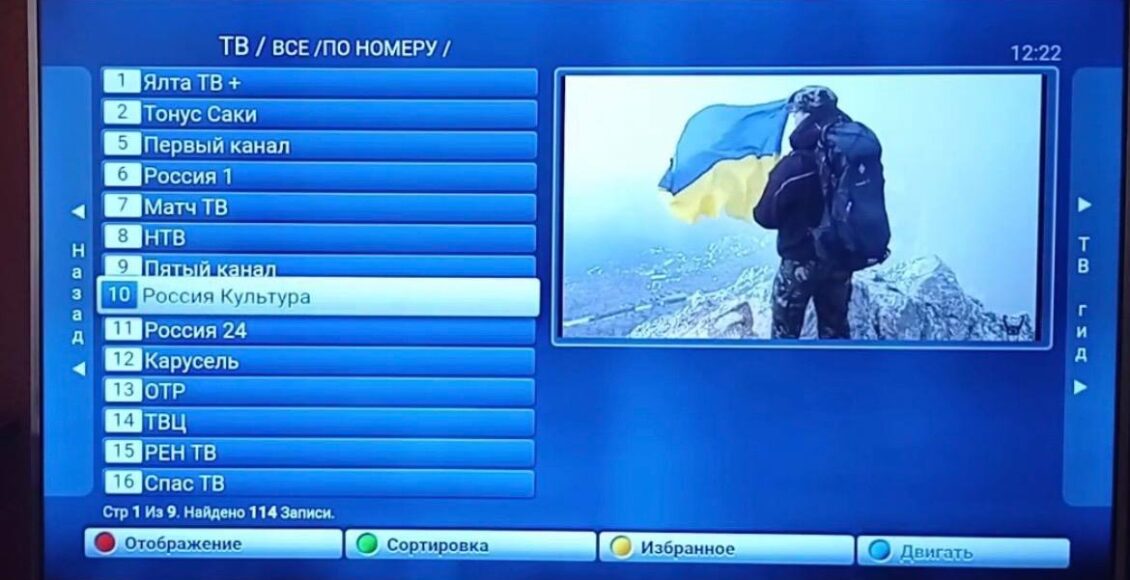 Українські хакери запустили на найбільших російських каналах промову Зеленського