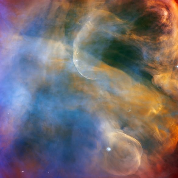 Телескоп «Хаббл» поділився чарівним знімком хмар, що світяться Туманності Оріону