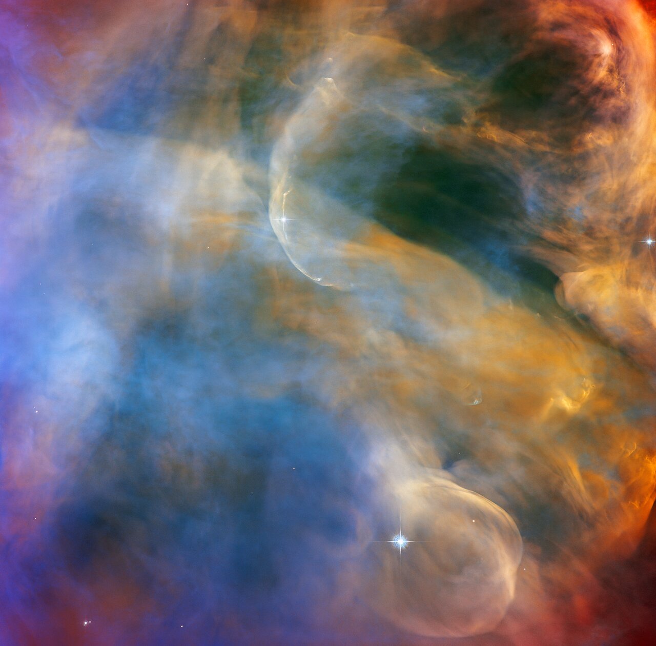 Телескоп «Хаббл» поділився чарівним знімком хмар, що світяться Туманності Оріону