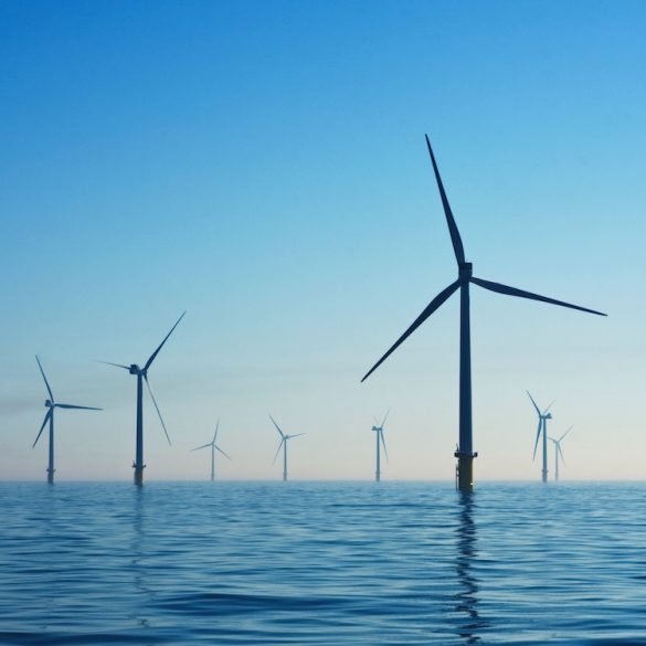 Эммануэль Макрон открыл первую во Франции морскую ветровую электростанцию
