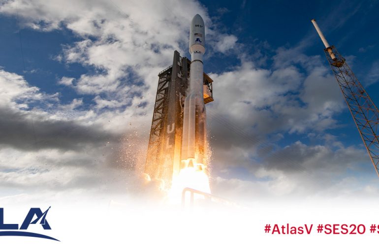 Ракета Atlas V вывела два телекоммуникационных спутника на орбиту