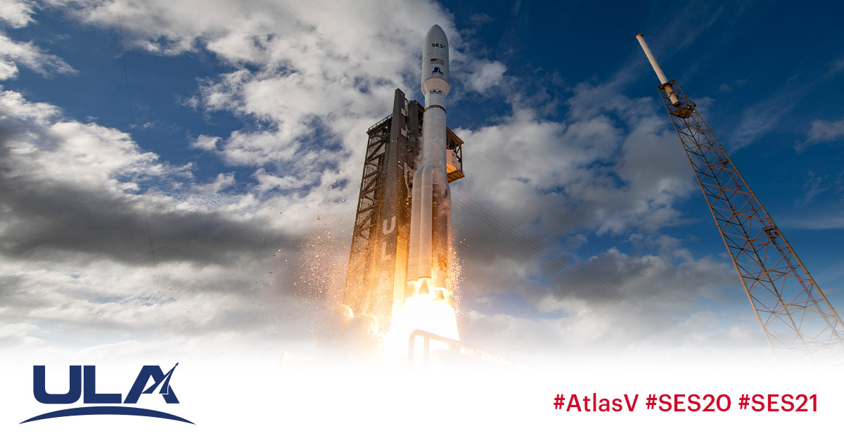 Ракета Atlas V вивела два телекомунікаційних супутники на орбіту