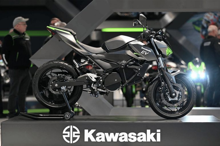 Kawasaki показала первый в своей истории электрический мотоцикл