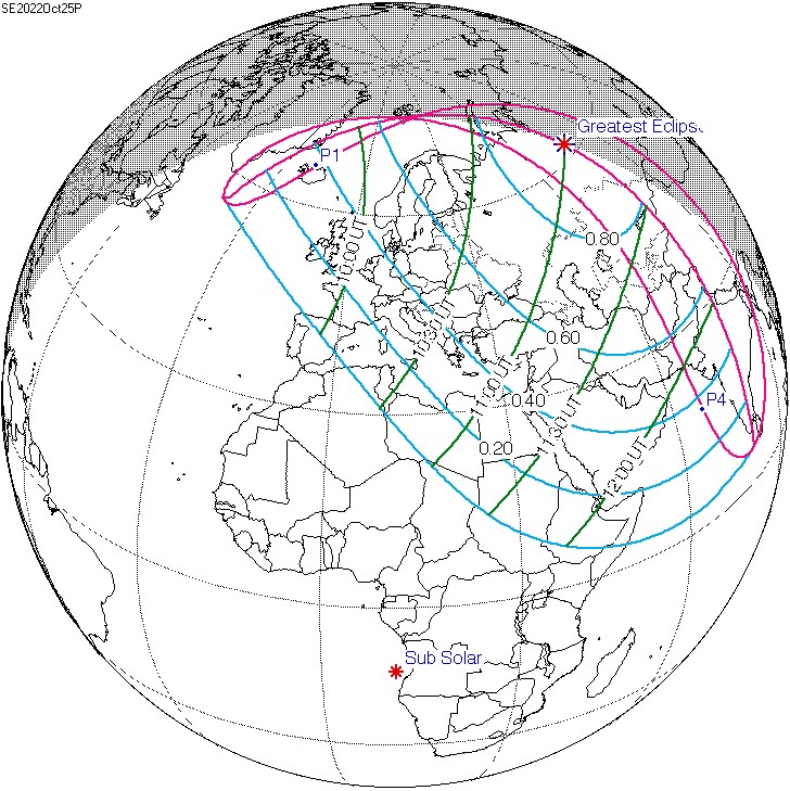 Українці можуть спостерігати сонячне затемнення 25 жовтня: коли дивитись