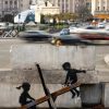 Легендарный Бэнкси нарисовал в Киеве 7 антивоенных граффити