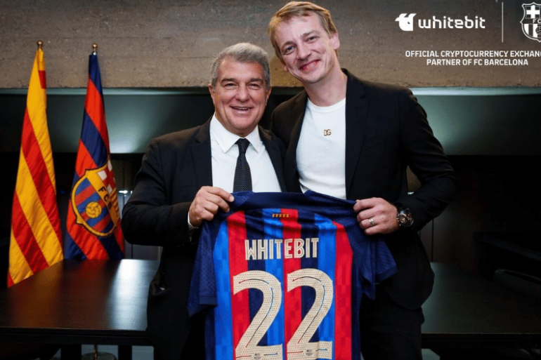 Украинская криптобиржа WhiteBIT стала партнером футбольного клуба «Барселона»