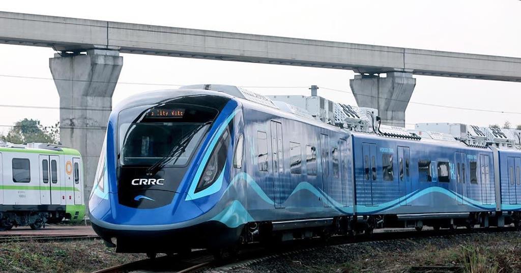 У Китаї випустили перший у світі серійний швидкісний поїзд на водневому двигуні