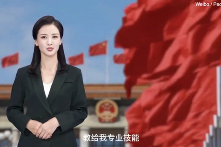 В Китаї ведучою новин стала віртуальна жінка, керована штучним інтелектом
