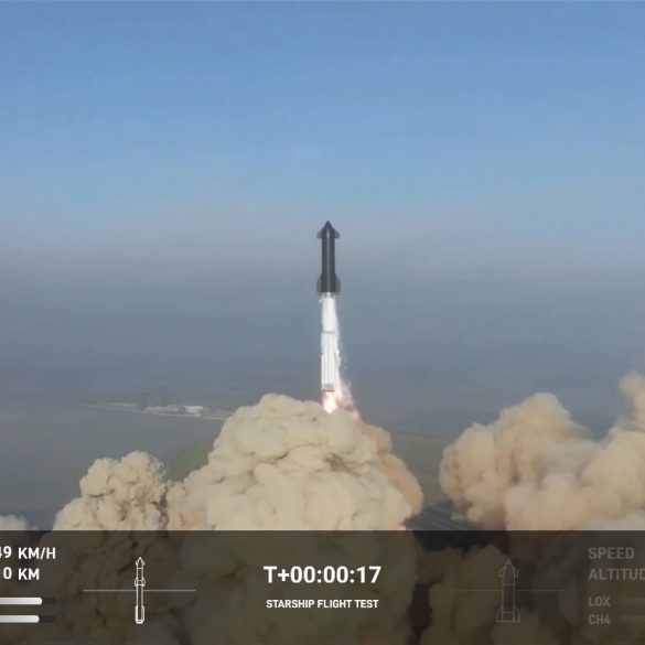 SpaceX з другої спроби вдалося запустити космічний корабель Starship. Через 3 хвилини він вибухнув у небі