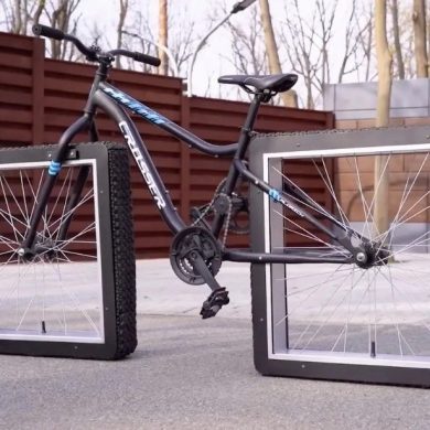 Український інженер винайшов велосипеди з квадратними та трикутними колесами