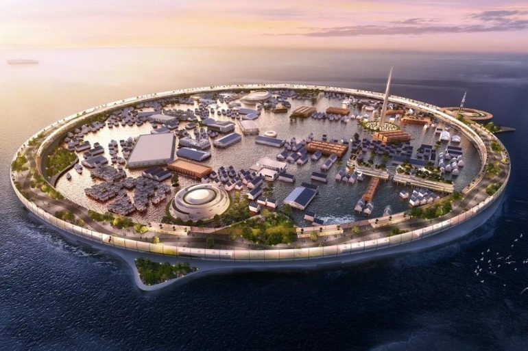 Японская компания собирается построить плавучий город на 40 тысяч человек