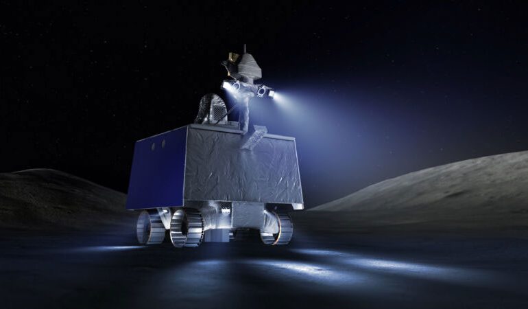 NASA представила аппарат для поиска льда на темной стороне Луны