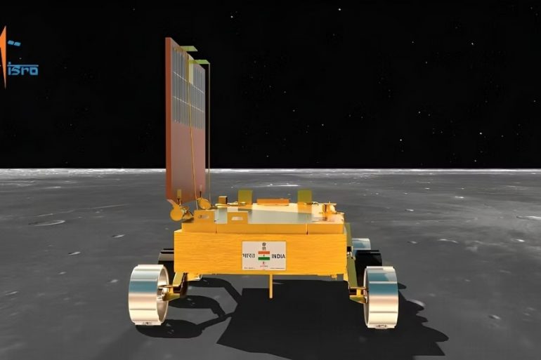 Індійський місяцехід Pragyan виявив на поверхні Місяця поклади сірки