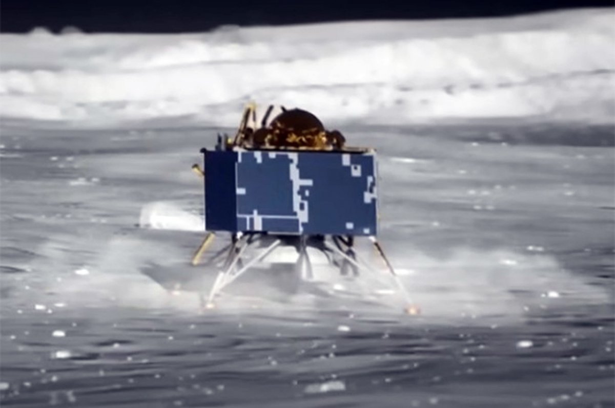 Індійський апарат "Чандраян-3" успішно приземлився на поверхню Місяця