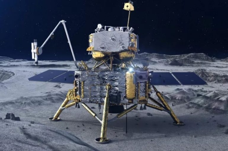 Китай откроет доступ к лунным пробам, собранным аппаратом Chang'e 5