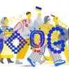 Google випустив дудл, присвячений Дню Незалежності України