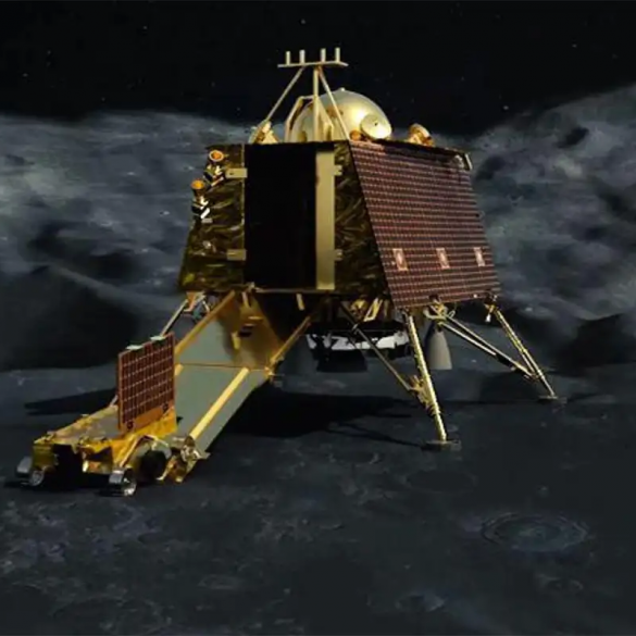Індійський апарат Vikram відправив на Землю свої перші спостереження про Місяць