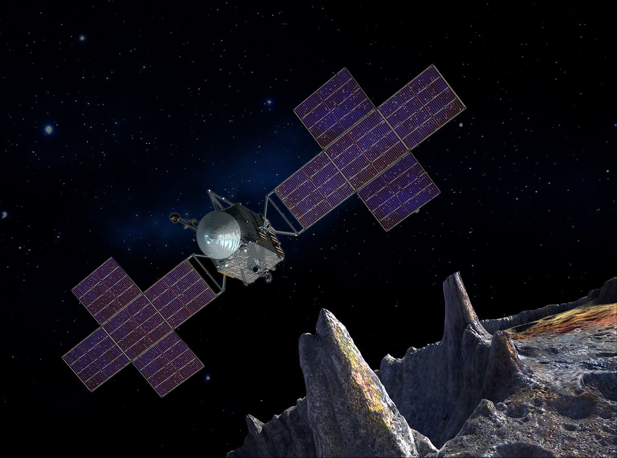 Апарат NASA, що летить до найдорожчого астероїда у світі, зробив своє перше фото космосу