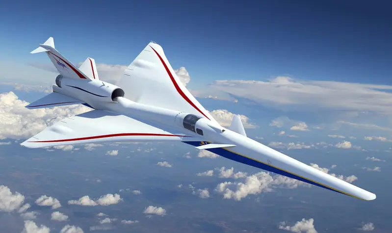 У США представили комерційний надзвуковий літак X-59 зі зниженим рівнем шуму