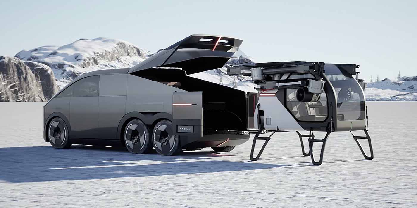 Модульний літаючий автомобіль Xpeng Land Aircraft Carrier можна буде замовити вже у 2024 році