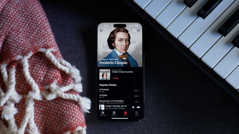 Apple запустила стримінговий сервіс Music Classical у країнах Азії