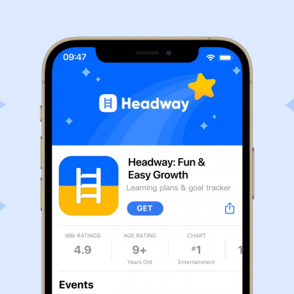Український освітній застосунок Headway став найбільш завантажуваним у США в App Store