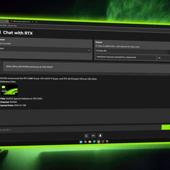 Nvidia випустила Chat with RTX - локальну генеративну нейромережу