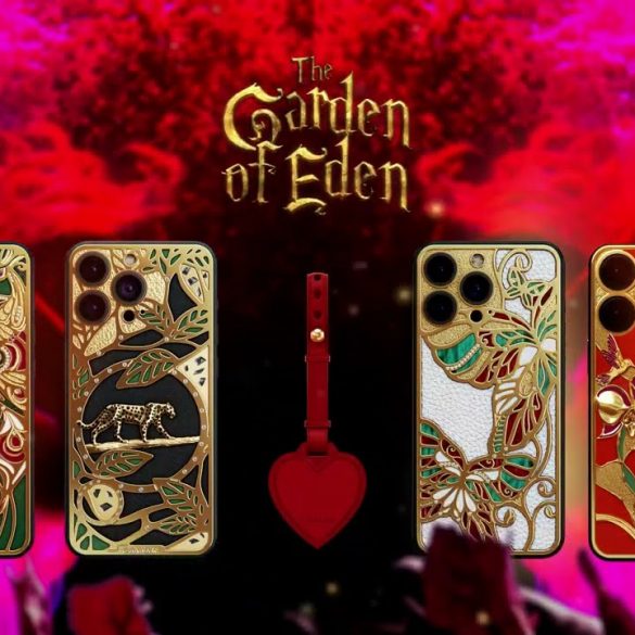 Бренд Caviar випустив лімітовану серію ювелірних iPhone 15 Pro "Garden of Eden" до 14 лютого