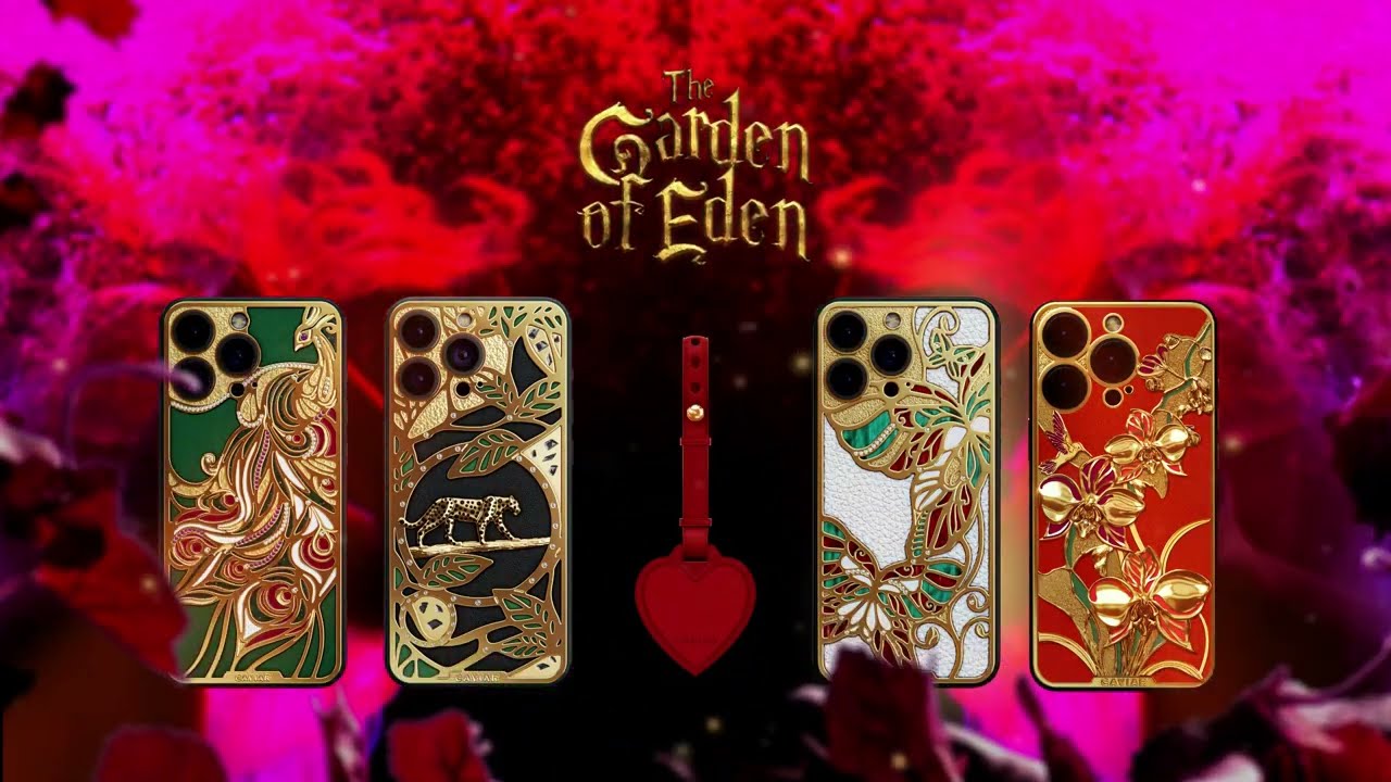 Бренд Caviar випустив лімітовану серію ювелірних iPhone 15 Pro "Garden of Eden" до 14 лютого