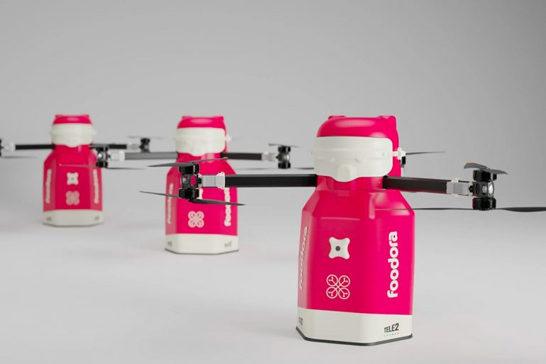 У Швеції запустять доставку їжі за допомогою дронів