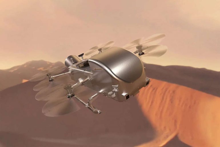 NASA відправить гвинтокрилий апарат Dragonfly на супутник Сатурна Титан