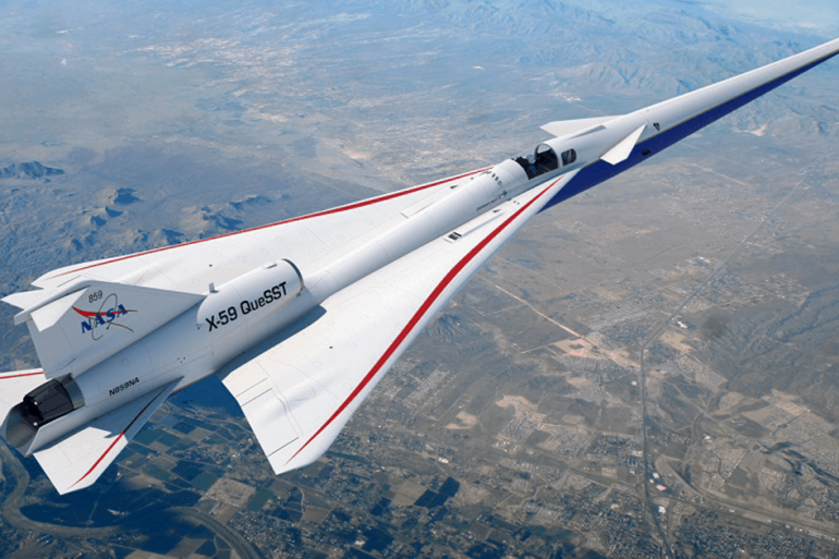 Надзвуковий цивільний літак X-59 підніметься в небо цього року