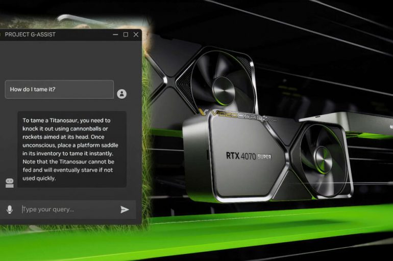 Nvidia анонсує АІ-помічника Project G-Assist для геймерів