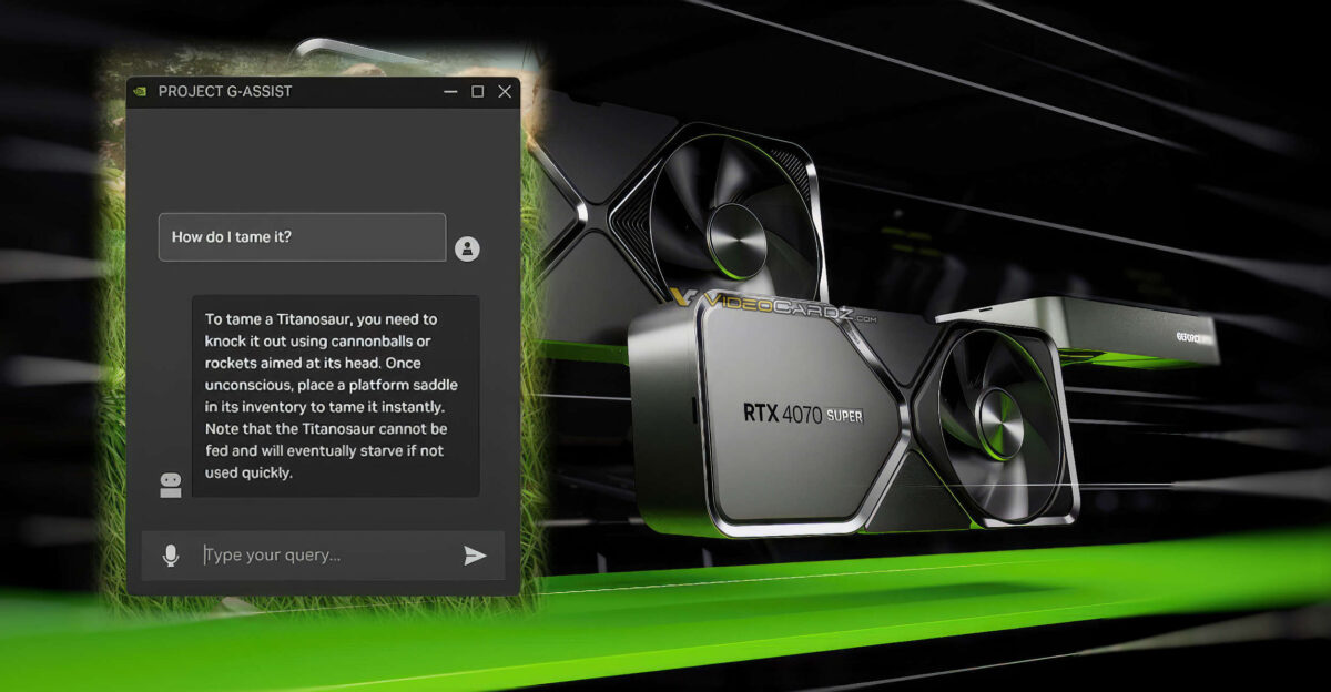 Nvidia анонсує АІ-помічника Project G-Assist для геймерів