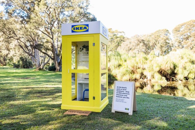 В Австралії відкрився магазин IKEA площею 3 кв. м — це телефонна будка