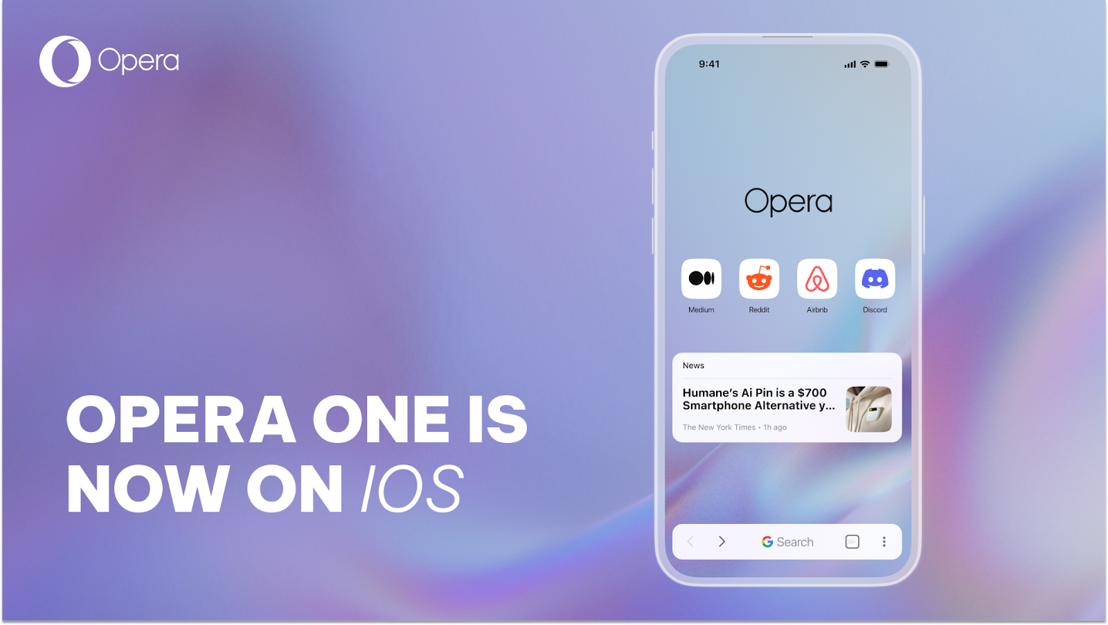 Opera випустила окремий браузер для iOS